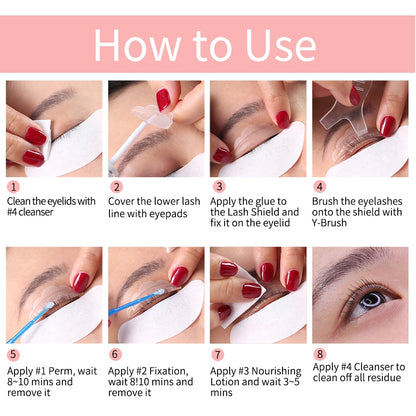 ICONSIGN Lash Lift Eyelash Perming Kit Upgrade Version 2 (Eyebrow Mascara Makeup)